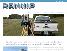 Tablet Screenshot of denniscorporation.com